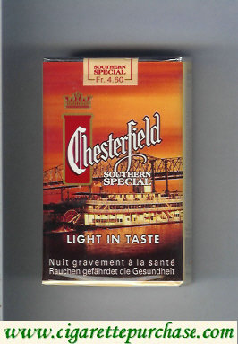 Chesterfield Southern Special cigarettes Light in Taste